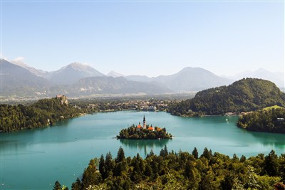 ZE SLOVINSKÉHO TOSKÁNSKA K VINICÍM U JADRANU - Slovinsko, Bled