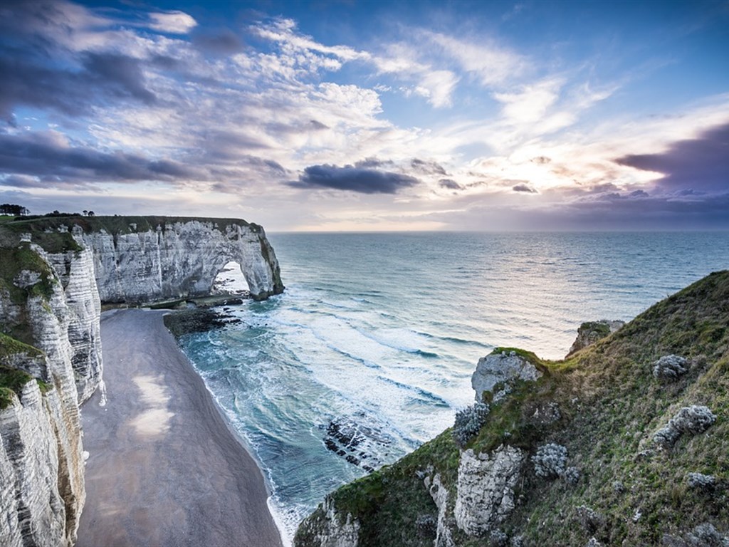 NORMANDIE, BRETAŇ A OSTROV JERSEY s koupáním - Etretat